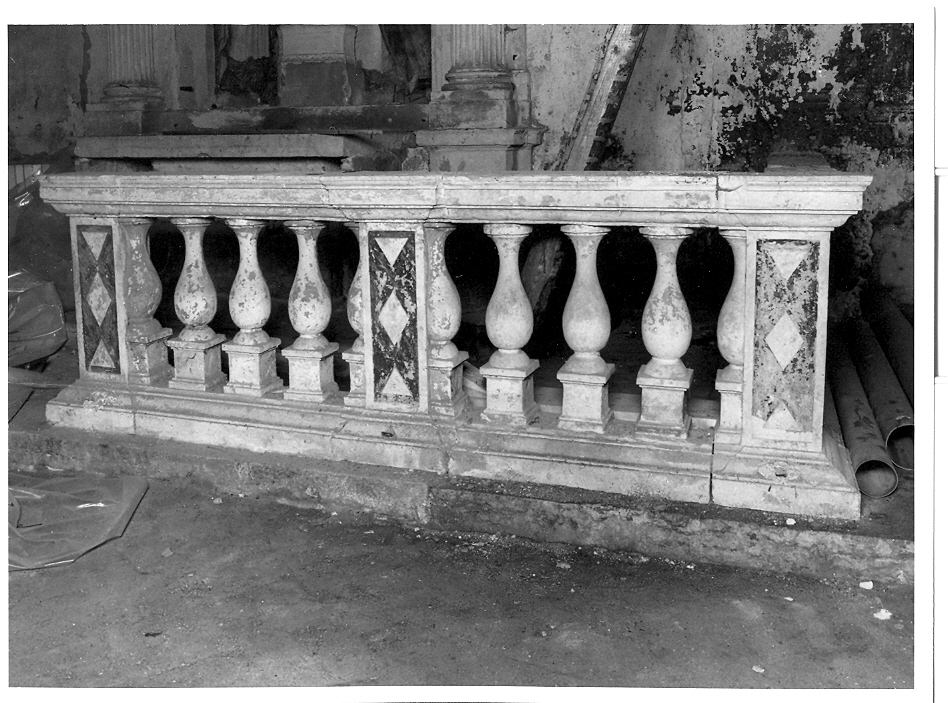 balaustrata - ambito veneto (sec. XVII)