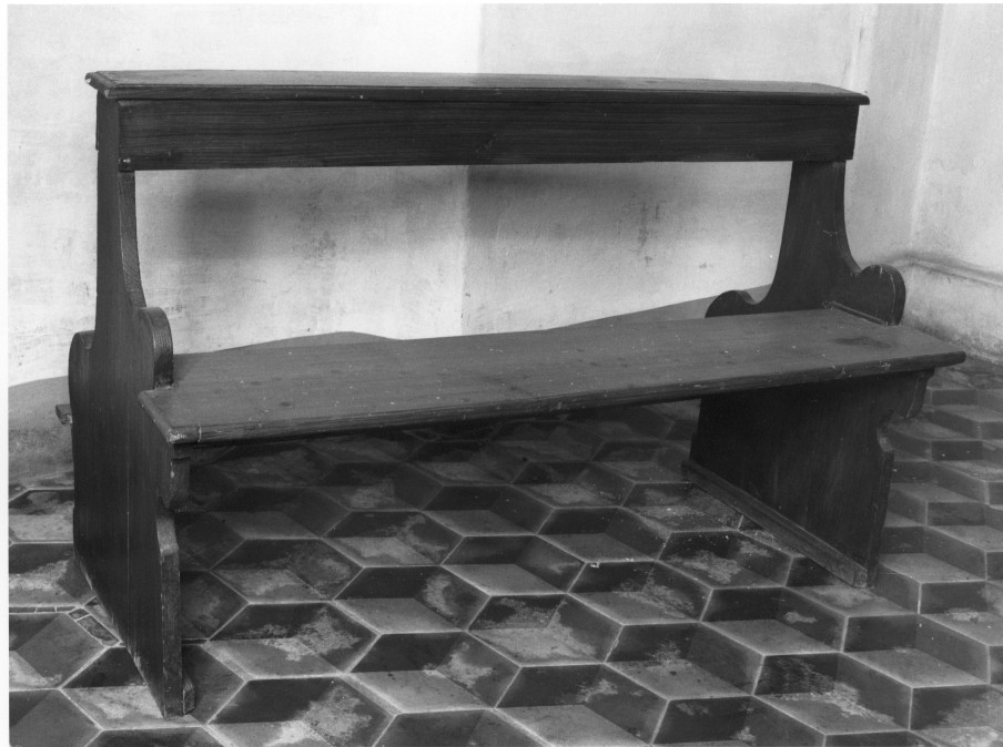 banco da chiesa - ambito veneto (sec. XIX)