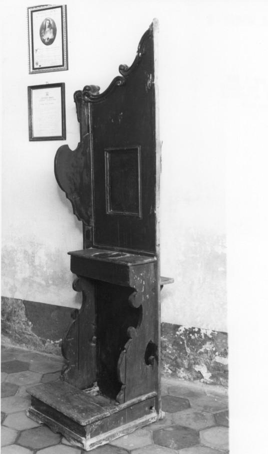 inginocchiatoio - ambito veneto (sec. XVIII)