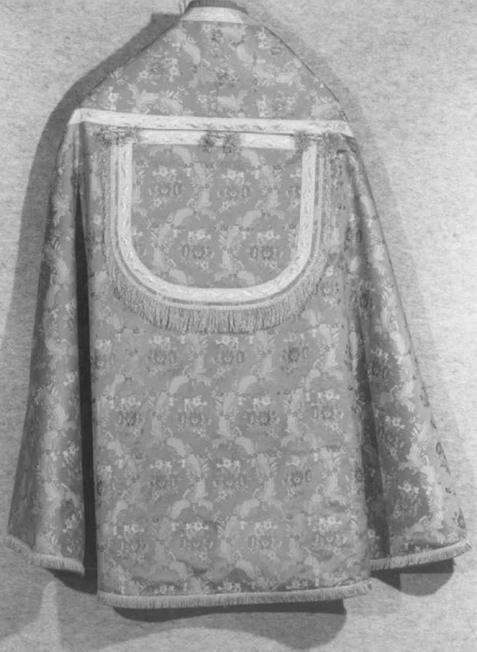 paramento liturgico - manifattura italiana (ultimo quarto sec. XVIII)