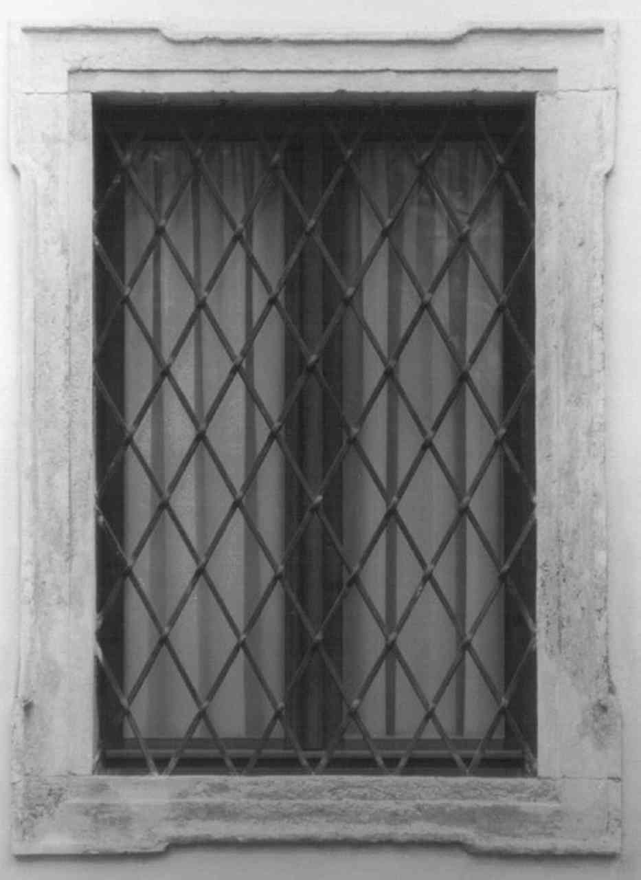 mostra di finestra - ambito veneto (sec. XVIII)