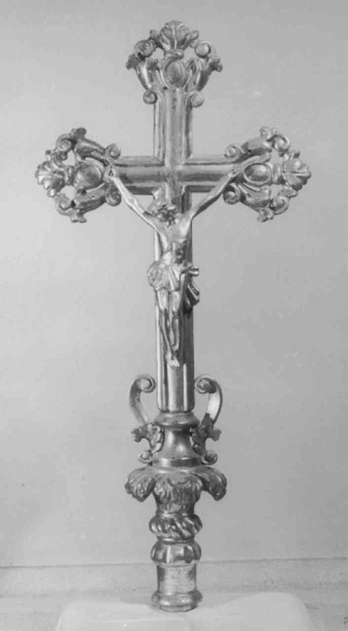 croce processionale - ambito veneto (prima metà sec. XIX)