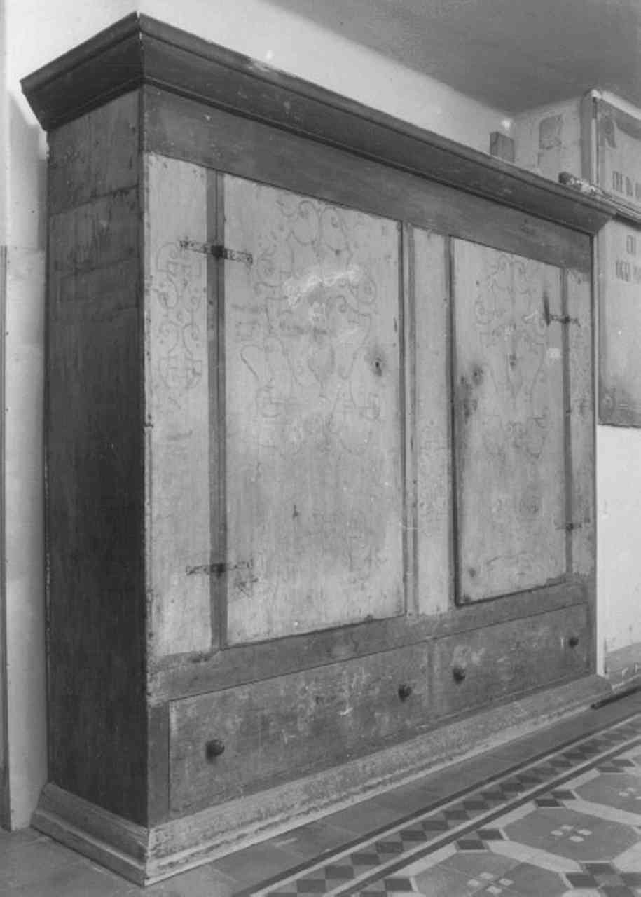 armadio - ambito veneto (sec. XIX)