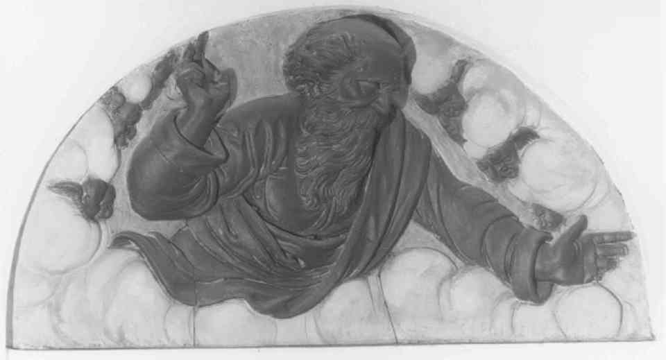 Dio Padre e cherubini (rilievo) - ambito veneto (secc. XVIII/ XIX)