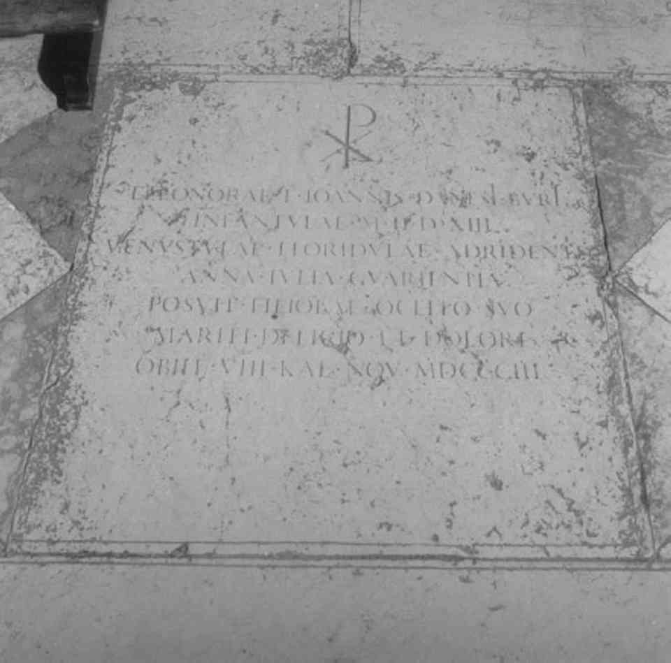 lapide tombale - ambito veneto (sec. XIX)