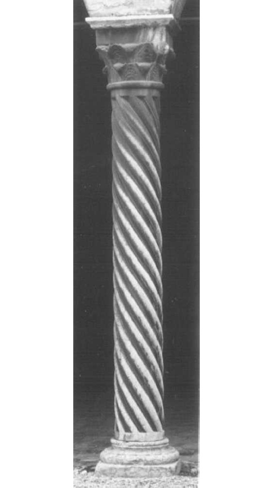 colonna tortile - ambito veneziano (seconda metà sec. XIV)