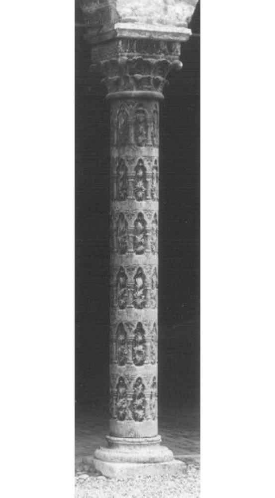 colonna - ambito veneziano (seconda metà sec. XIV)