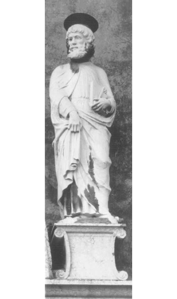 San Pietro Apostolo (statua) di Giovanni da Verona (attribuito) (sec. XVI)