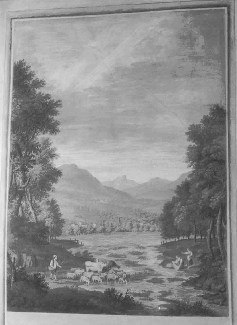 paesaggio (dipinto) di Porta Andrea (sec. XVIII)