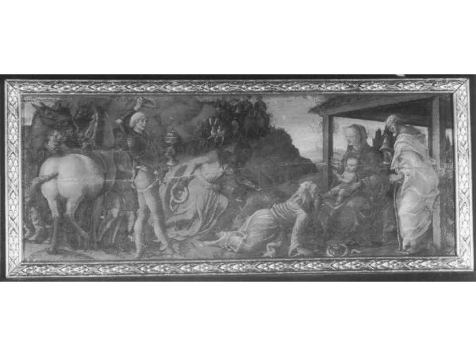 adorazione dei Re Magi (dipinto) di Liberale Da Verona (sec. XVI)