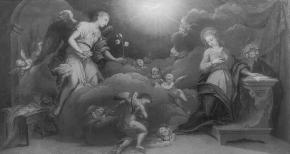 Annunciazione (dipinto) - ambito veneto (secc. XVII/ XVIII)