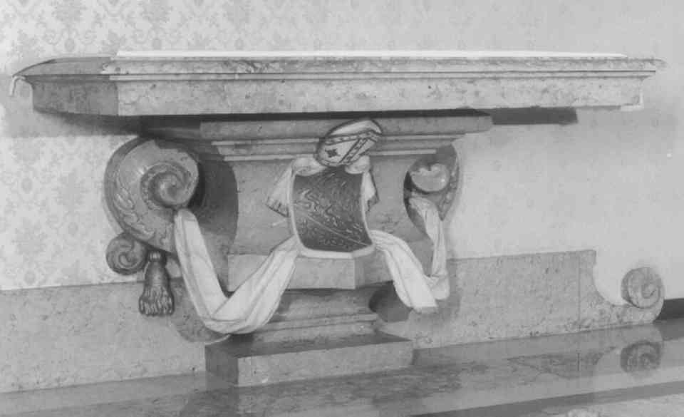 mensa d'altare - ambito veneto (sec. XVIII)