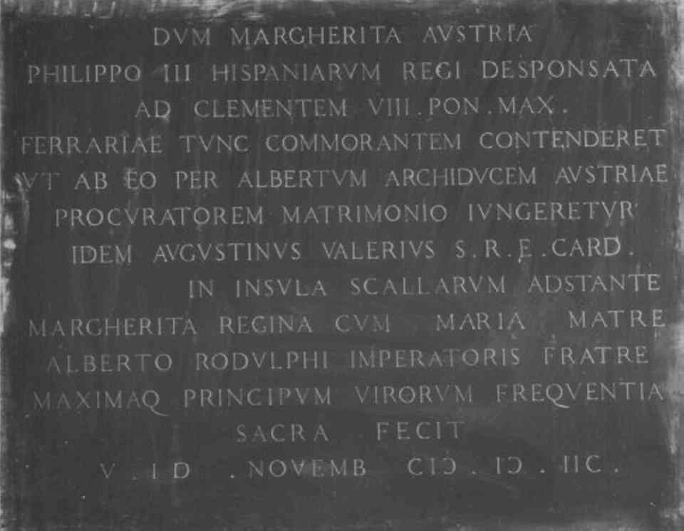 lapide commemorativa - ambito veneto (sec. XVI)