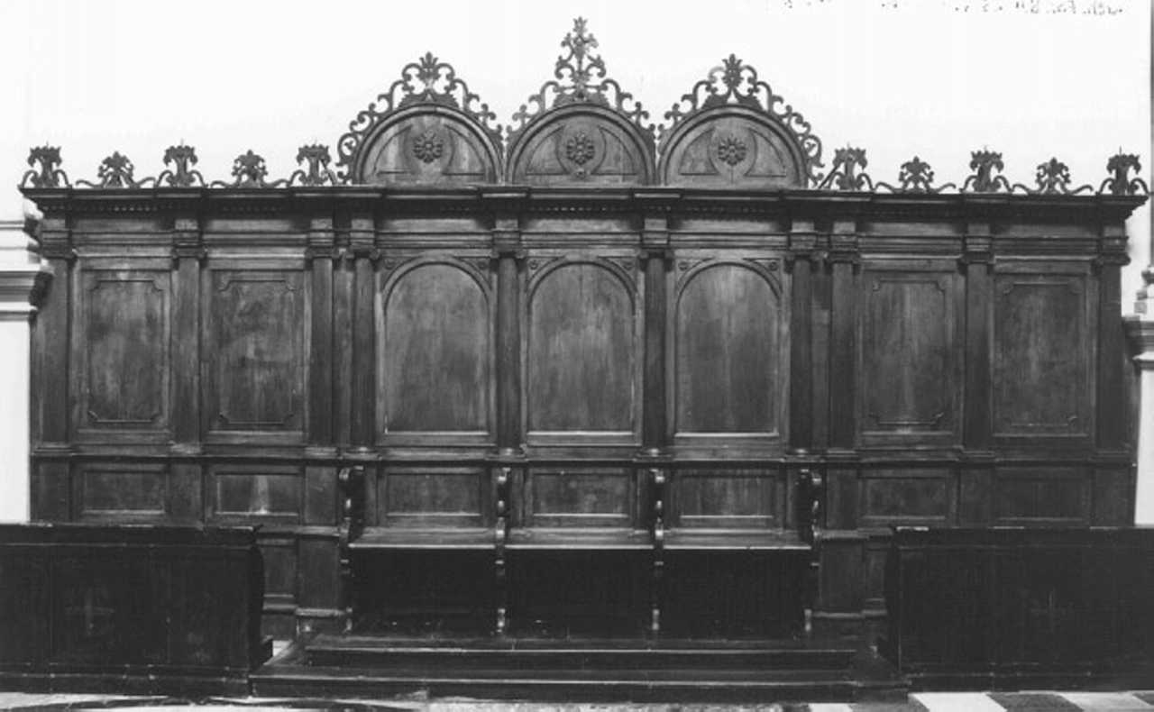 stalli del coro, serie - ambito veneto (sec. XVIII, sec. XIX)