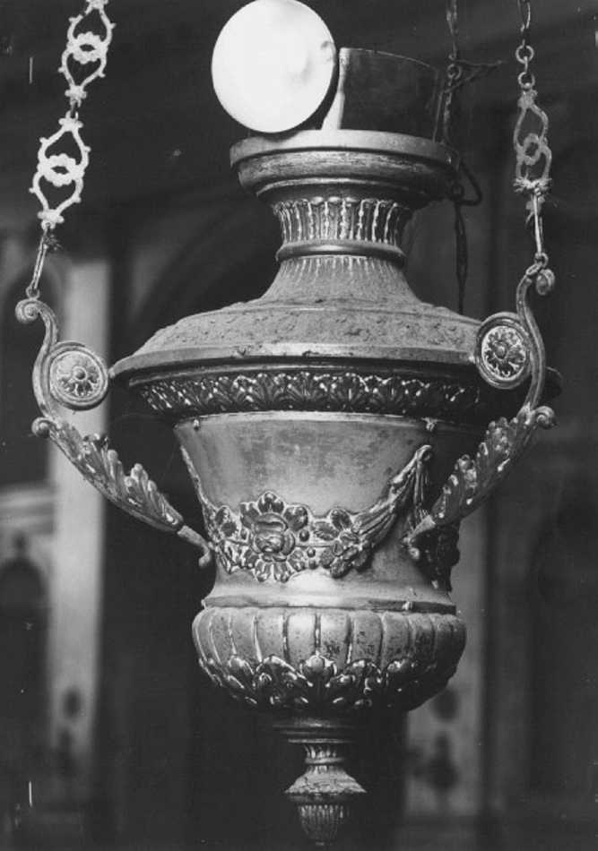 lampada pensile - ambito veneto (sec. XIX)