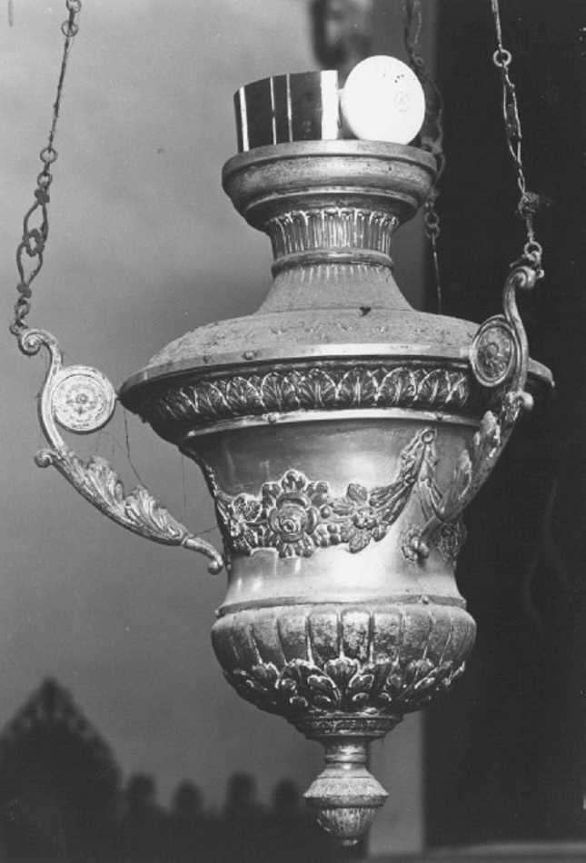 lampada pensile - ambito veneto (sec. XIX)