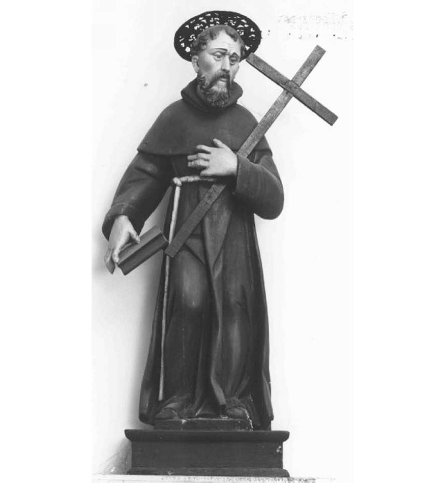 San Francesco d'Assisi (statua) - ambito veneto (seconda metà sec. XIX)