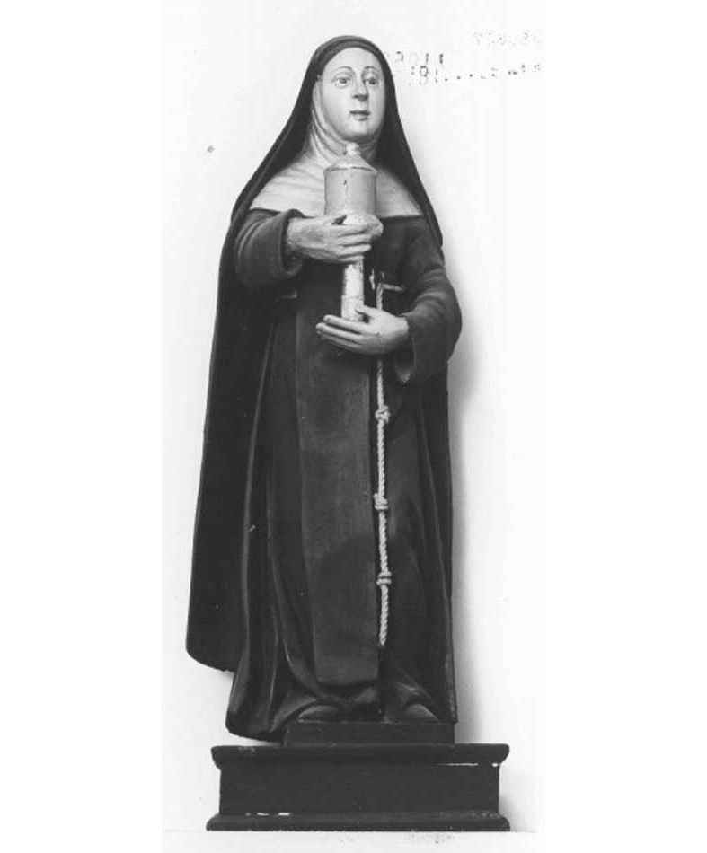 Santa Chiara (statua) - ambito veneto (seconda metà sec. XIX)