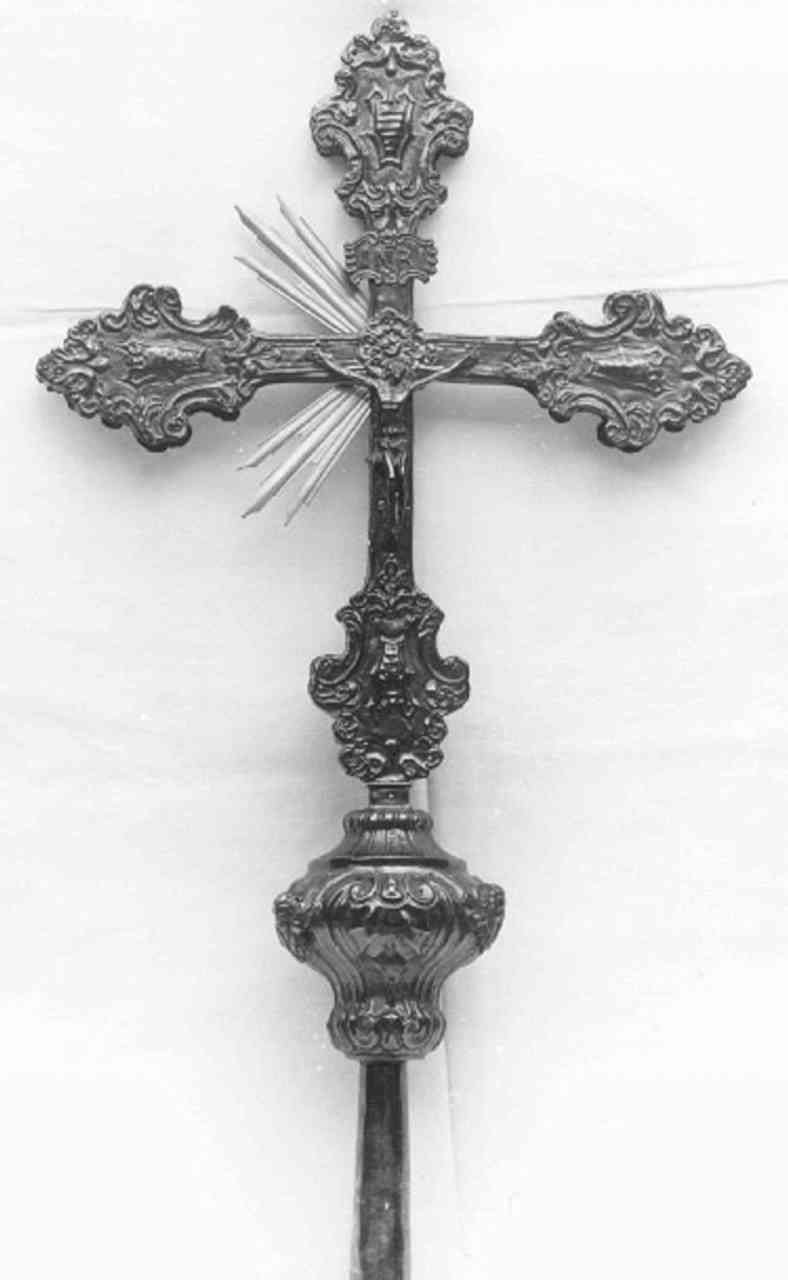 croce processionale - ambito veneto (sec. XVIII)