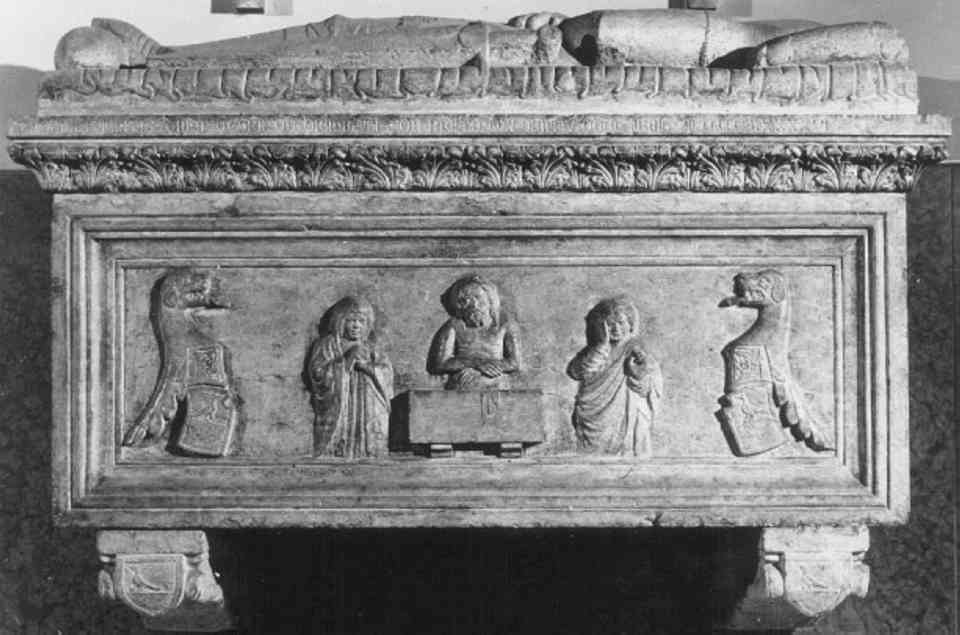 sarcofago di Antonio Da Mestre (attribuito) (fine sec. XIV)