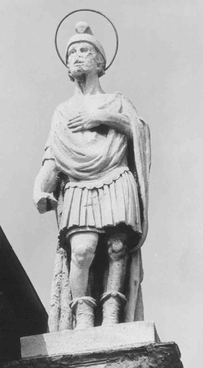 Santo (scultura) - ambito veneto (fine/inizio secc. XVIII/ XIX)