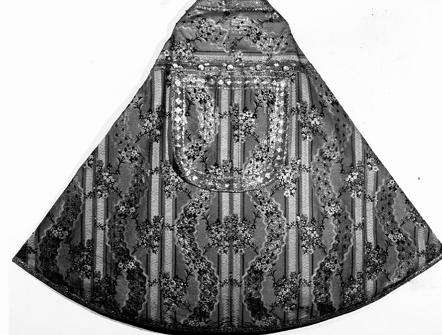 piviale - ambito veneto (seconda metà sec. XVIII)