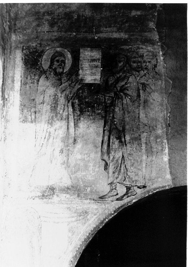 San Giovanni Battista predica nel deserto (dipinto) - ambito veneto (sec. XIII)