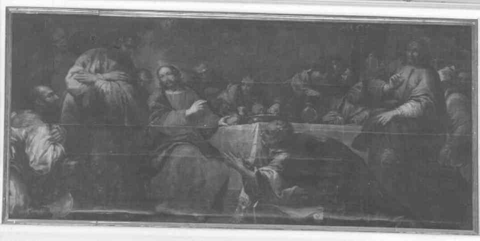 ultima cena (dipinto) di Lanceni Giovan Battista (attribuito) (sec. XVIII)