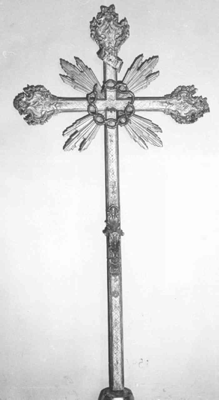 croce processionale - ambito veneto (sec. XIX)
