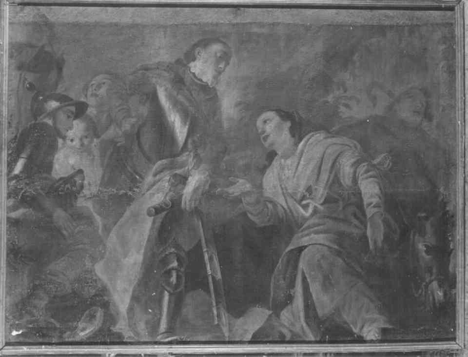David e Abigail (dipinto) di Brentana Simone (maniera) (sec. XVIII)