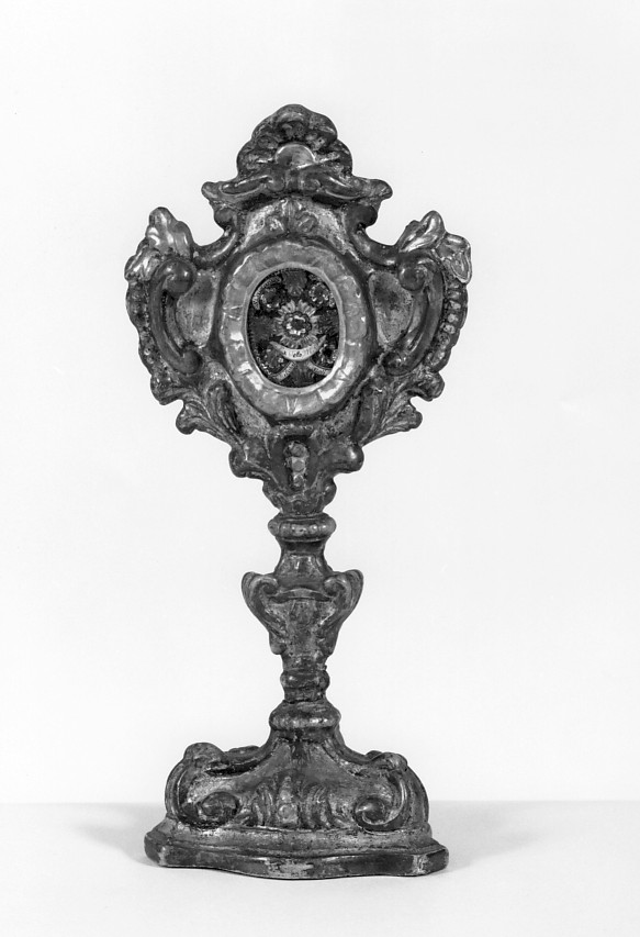 reliquiario - a ostensorio - ambito veneto (sec. XIX)