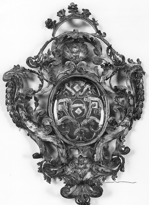 reliquiario a capsula - a medaglione - ambito veneto (sec. XVIII)