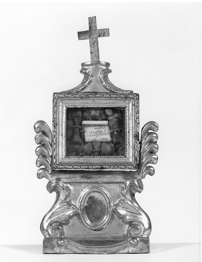 reliquiario - a tabella, serie - ambito veneto (sec. XIX)