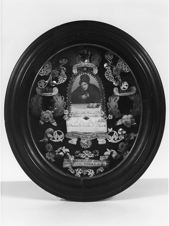 reliquiario - a tabella - ambito veneto (sec. XIX)