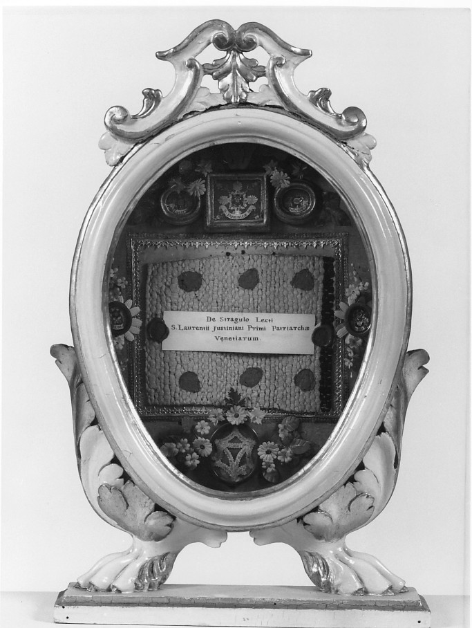 reliquiario - a tabella - ambito veneto (sec. XIX)