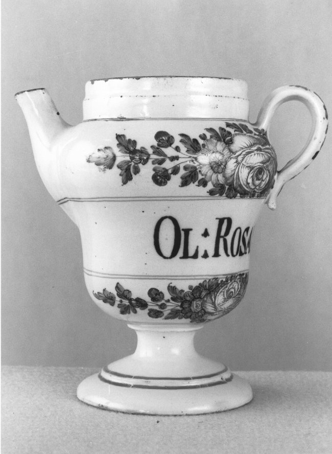 motivo decorativo a rosette (orcio da farmacia) di Antonibon Pasquale (sec. XVIII)