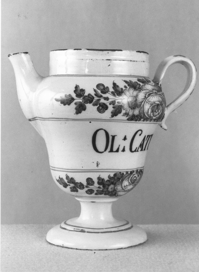 motivo decorativo a rosette (orcio da farmacia) di Antonibon Pasquale (sec. XVIII)