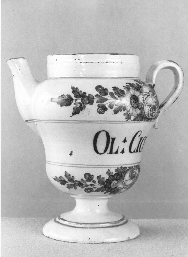 motivo decorativo a rosette (orcio da farmacia) di Antonibon Pasquale (sec. XVIII)