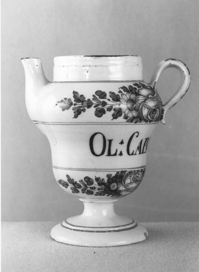 motivo decorativo a rosette (orcio da farmacia) di Antonibon Pasquale (sec. XVIII)