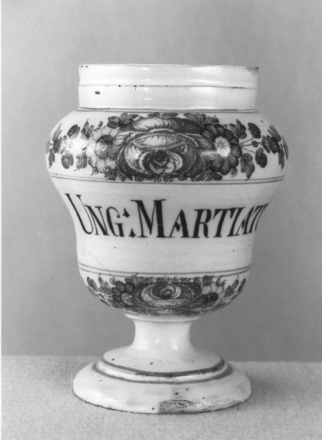 motivo decorativo a rosette (vaso da farmacia) di Antonibon Pasquale (sec. XVIII)