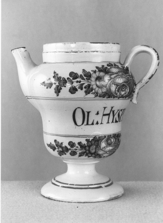 motivo decorativo a rosette (orcio da farmacia) di Antonibon Pasquale (sec. XVIII)