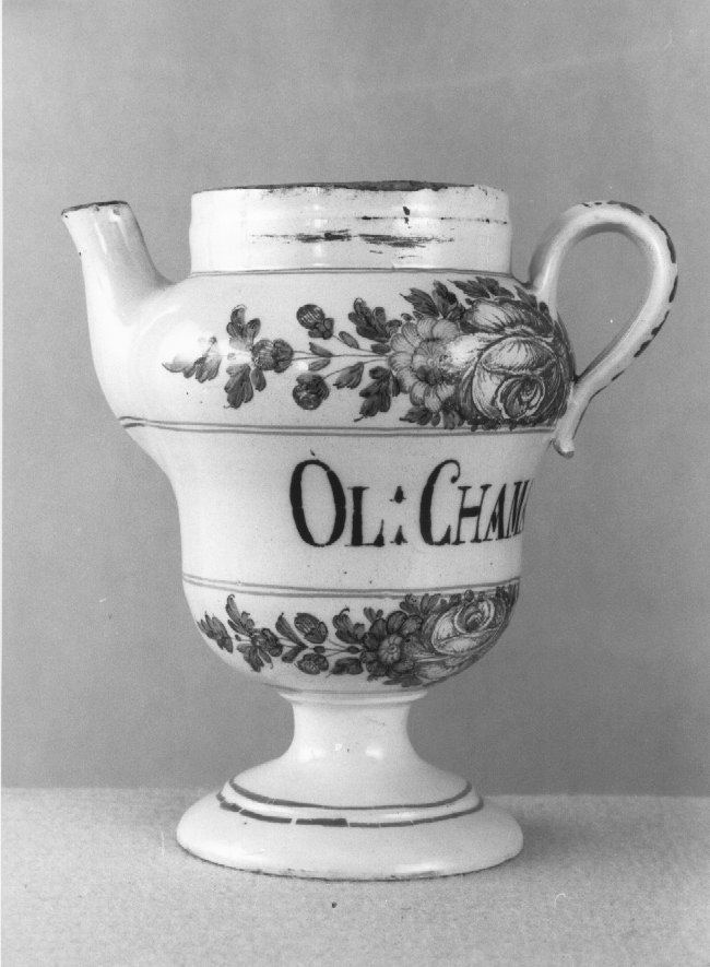 motivo decorativo a rosette (orcio da farmacia) di Antonibon Pasquale (sec. XVIII)