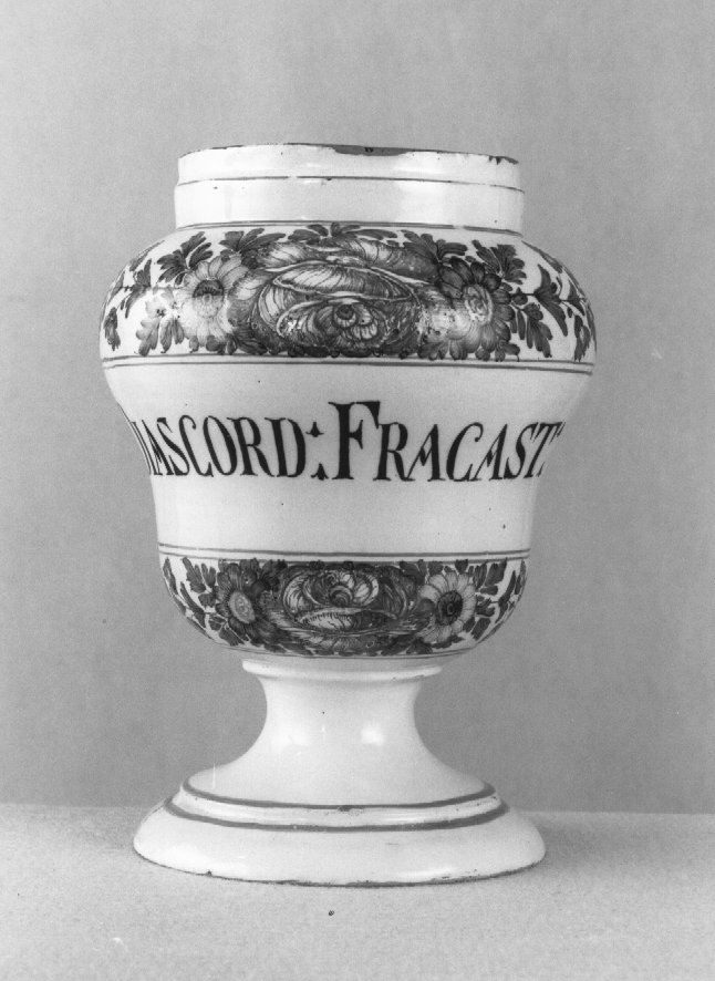 motivo decorativo a rosette (vaso da farmacia) di Antonibon Pasquale (sec. XVIII)