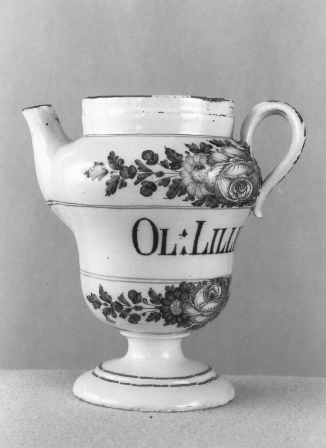 motivo decorativo a rosette (orcio da farmacia) di Antonibon Pasquale (sec. XVIII)