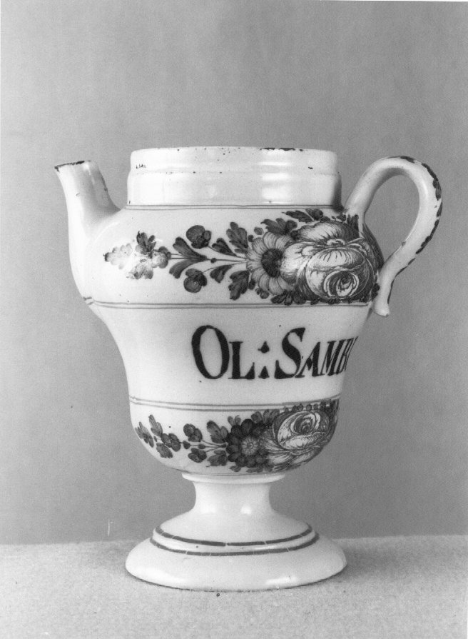 motivo decorativo a rosette (orcio da farmacia) di Antonibon Pasquale (sec. XVIII)