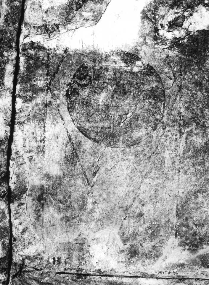 motivo decorativo geometrico (dipinto) - ambito veneto (primo quarto sec. V)