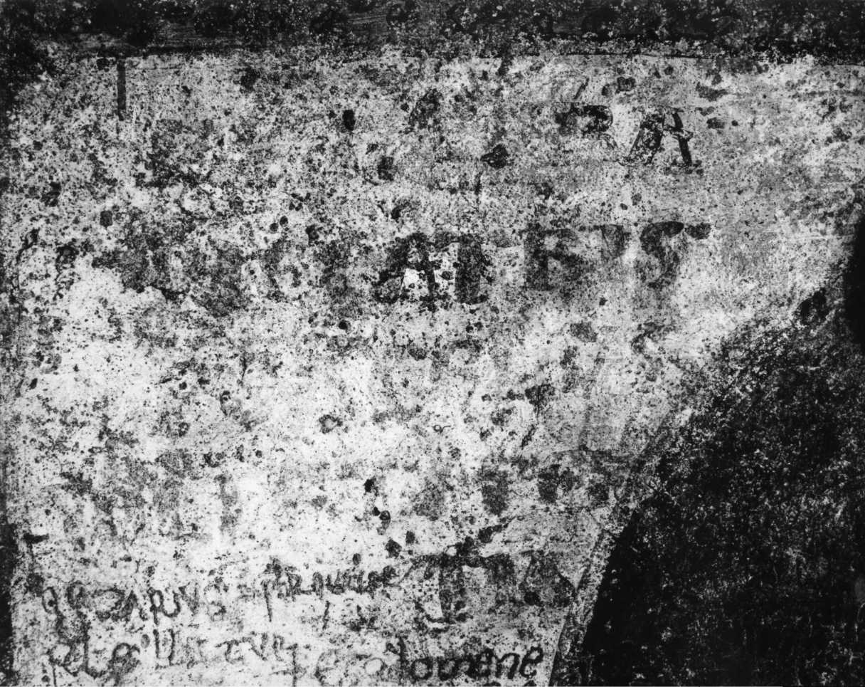 iscrizione (dipinto) - ambito veneto (seconda metà sec. XII)