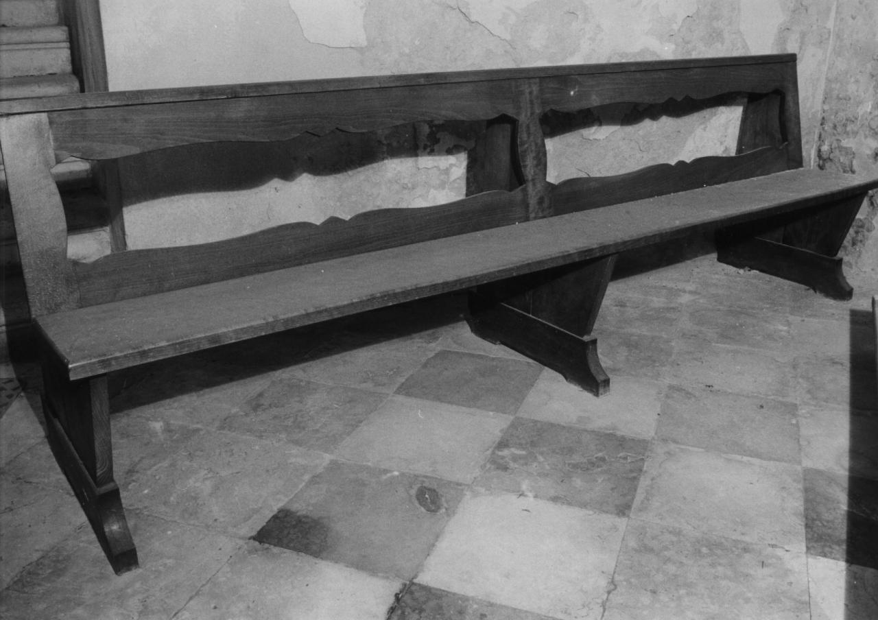 banco da chiesa - ambito veneto (terzo quarto sec. XX)