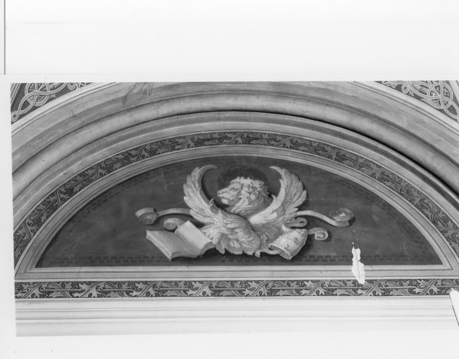 simbolo di San Marco: leone (dipinto, elemento d'insieme) - ambito veneto (sec. XX)