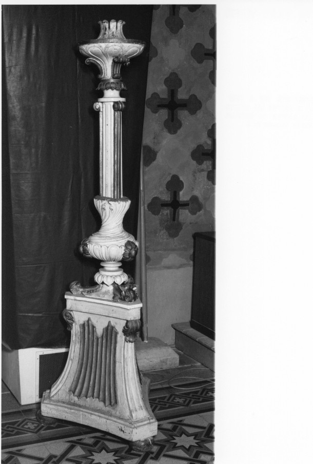 candelabro - ambito veneto (secc. XIX/ XX)